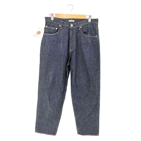 オーラリー AURALEE HARD TWIST DENIM WIDE PANTS ハード ツイスト デニム ワイドパンツ メンズ  34